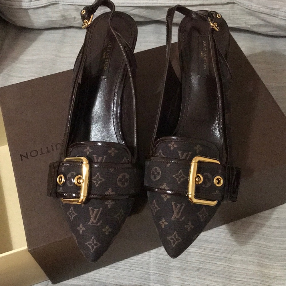 Lv sling backs